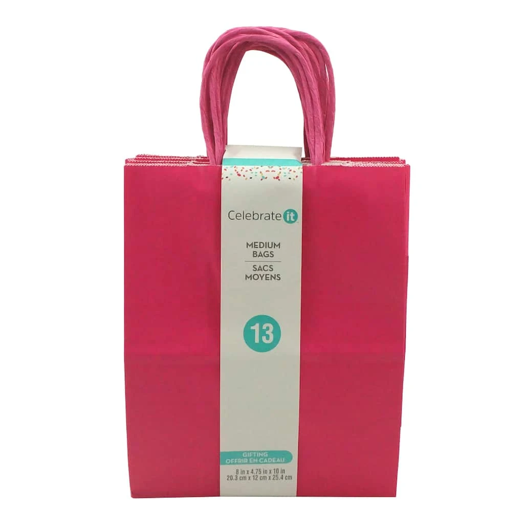 Wholesale 🥰 8 Packs: 13 ct. (104 total) Medium Paper Gift Bags by Celebrate It™ ✨ 1 Wholesale 🥰 8 Packs: 13 ct. (104 total) Medium Paper Gift Bags by Celebrate It™ ✨
