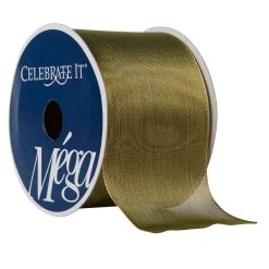 Coupon ❤️ 12 Pack: 2.5" Sheer Metallic Wired Ribbon by Celebrate It® Mega ✨