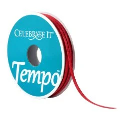Deals 🔥 24 Pack: 1/8" Grosgrain Ribbon by Celebrate It® Tempo™ 😉