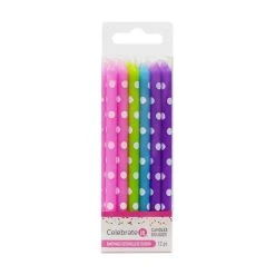 Outlet 😍 12 Packs: 12 ct. (144 total) Candles with Dots by Celebrate It™ ⌛