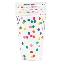 Wholesale 🎁 12 Packs: 6 ct. (72 total) 12oz. Polka Dot Paper Cups by Celebrate It™ 🤩