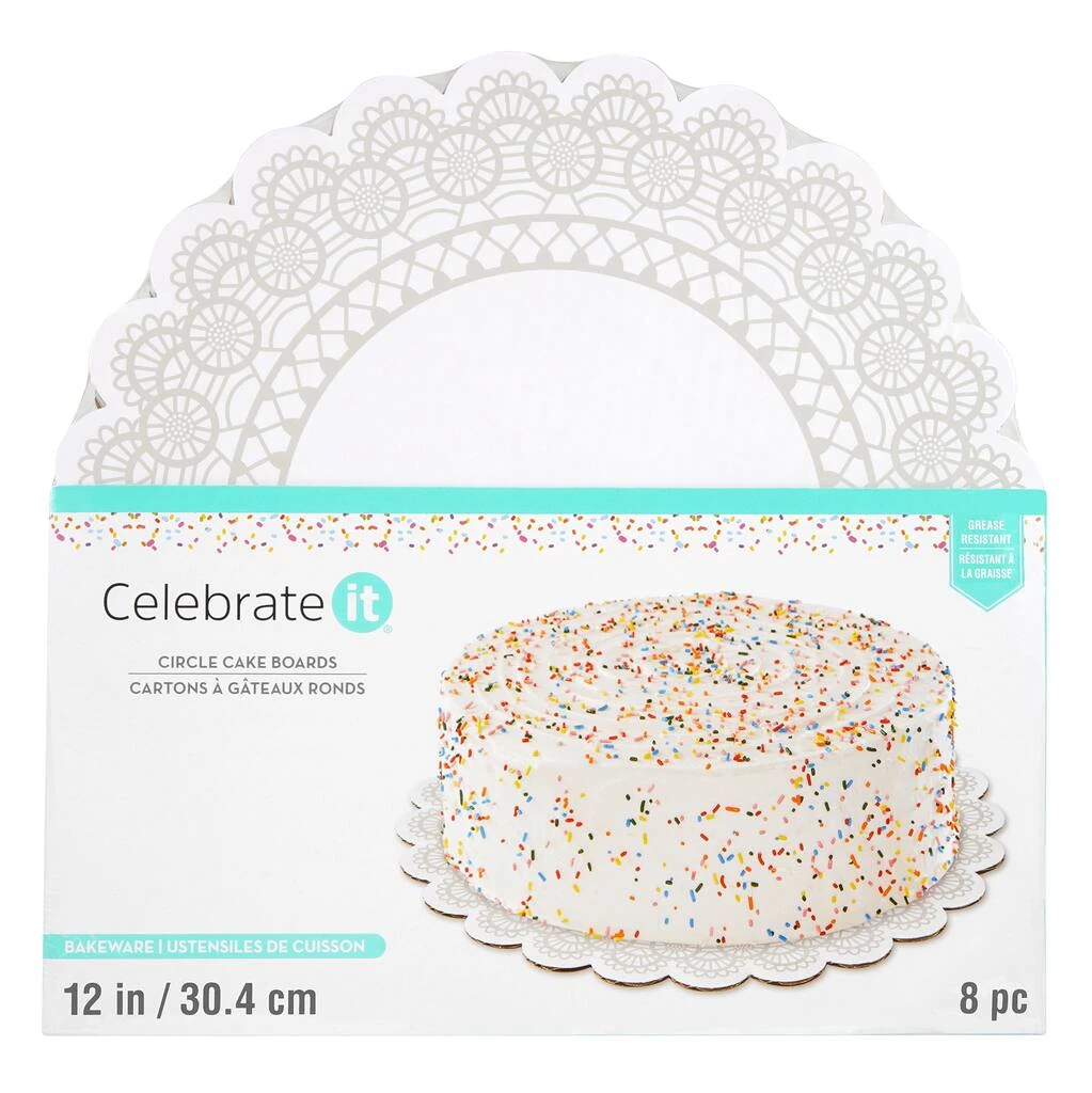New ✔️ 12 Packs: 8 ct. (96 total) 12" Cake Circles by Celebrate It® ⭐ 3 New ✔️ 12 Packs: 8 ct. (96 total) 12" Cake Circles by Celebrate It® ⭐ - Image 3