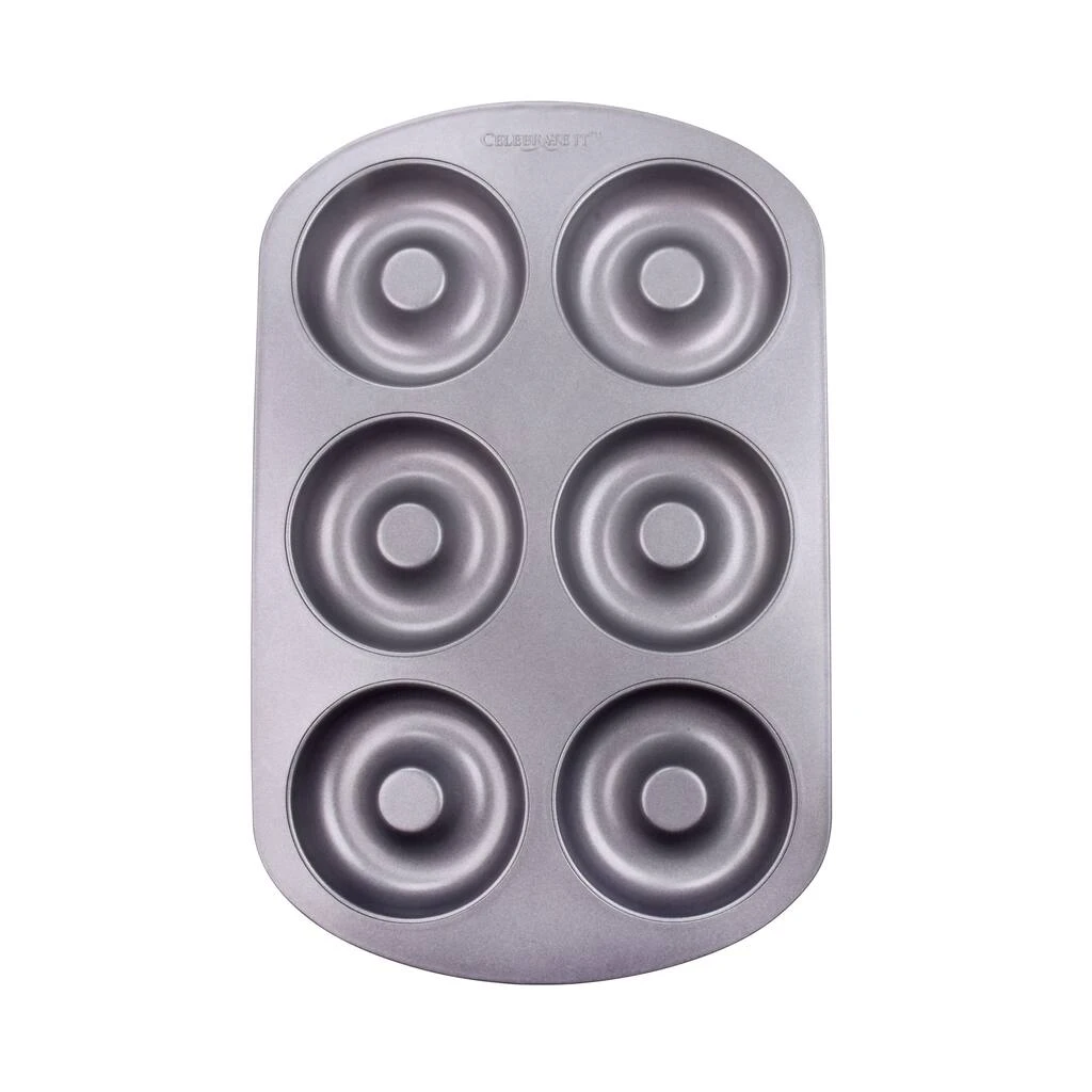 Promo 🌟 6 Pack: Doughnut Pan by Celebrate It® ❤️ 1 Promo 🌟 6 Pack: Doughnut Pan by Celebrate It® ❤️