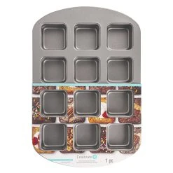 New ✨ 6 Pack: Non-Stick Mini Brownie Pan by Celebrate It® 🤩