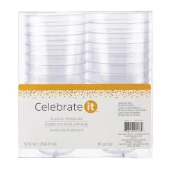 Hot Sale ❤️ 12 Packs: 16 ct. (192 total) 12oz. Plastic Cups by Celebrate It™ Entertaining ✨