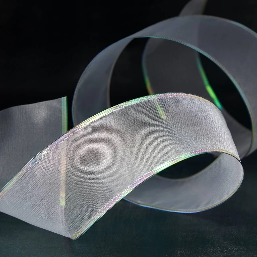 Top 10 ⭐ 12 Pack: 2.5" Sheer Wired Sonic Edged Ribbon by Celebrate It® Mega ✨ 2 Top 10 ⭐ 12 Pack: 2.5" Sheer Wired Sonic Edged Ribbon by Celebrate It® Mega ✨ - Image 2