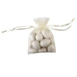 Outlet 👏 12 Pack: Small Ivory Organza Favor Bags by Celebrate It™ Occasions™ ❤️