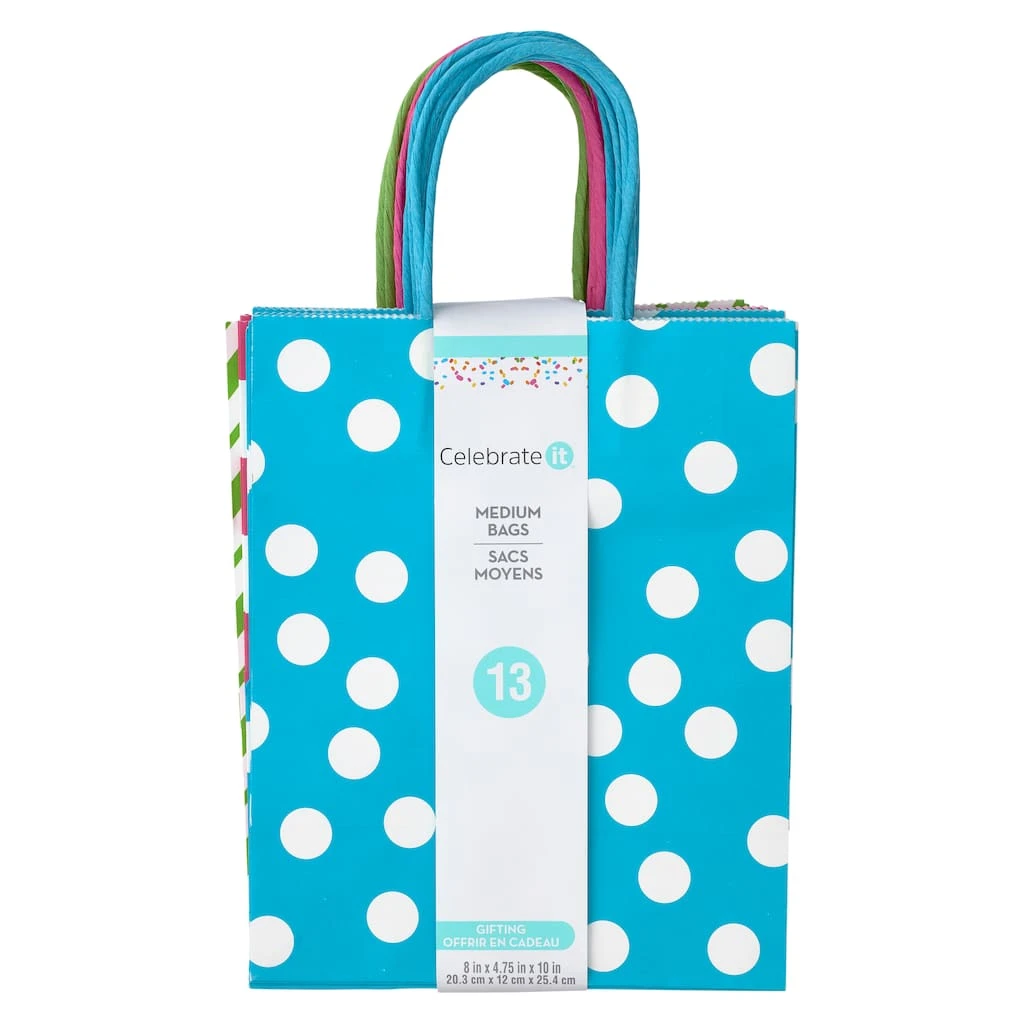 Best reviews of β 8 Packs: 13 ct. (104 total) Medium Bright Print Gift Bags by Celebrate It™ π 1 Best reviews of β 8 Packs: 13 ct. (104 total) Medium Bright Print Gift Bags by Celebrate It™ π