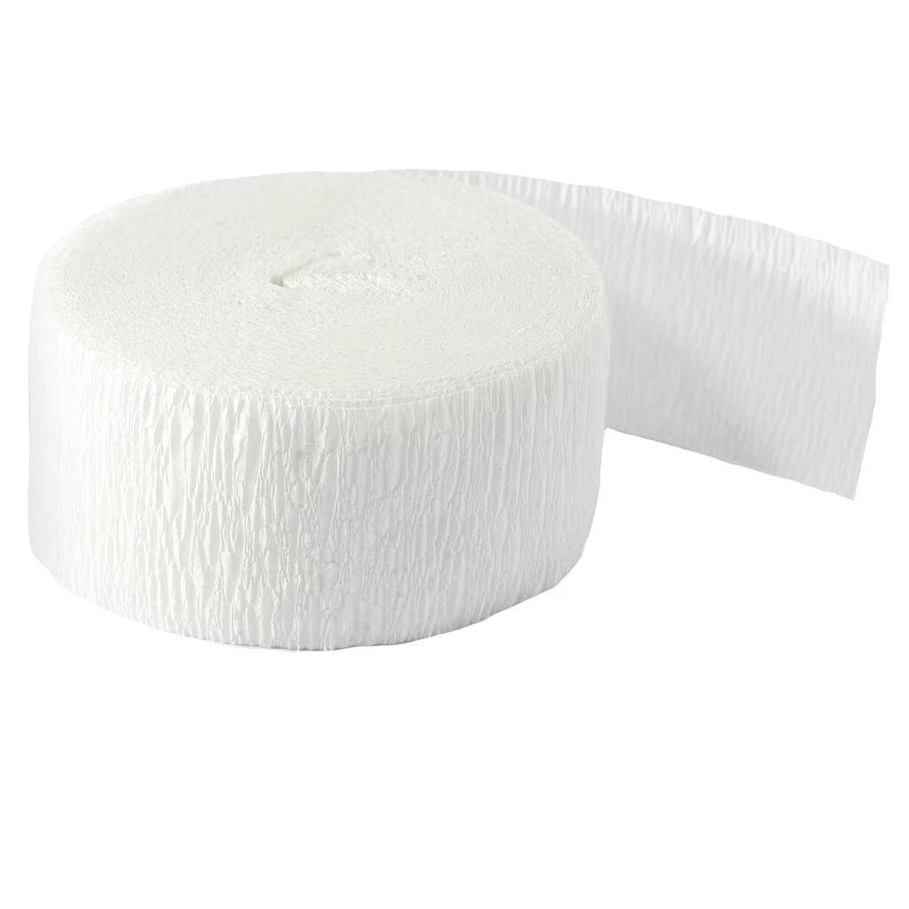Buy π 12 Pack: White Crepe Streamer by Celebrate It™ β¨ 2 Buy π 12 Pack: White Crepe Streamer by Celebrate It™ β¨ - Image 2
