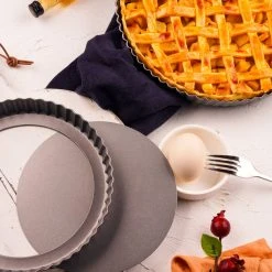 Cheapest 🌟 6 Packs: 3 ct. (18 total) Non-Stick Quiche & Tart Pan Set by Celebrate It® ✔️ -Celebrate It Sales Shop MP359314 5