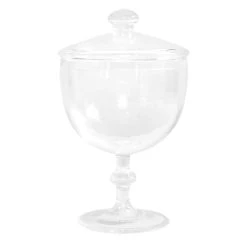 Deals 🎁 12 Pack: Clear Medium Footed Dish with Lid by Celebrate It™ 💯