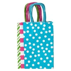 Budget ⌛ 6 Packs: 13 ct. (78 total) Small Polka Dot Gift Bags by Celebrate It™ 🧨