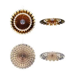 Coupon ✨ 6 Packs: 8 ct. (48 total) Gold Print Rosette Décor Kit by Celebrate It™ 🧨 -Celebrate It Sales Shop MP508883 10