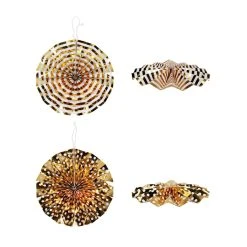 Coupon ✨ 6 Packs: 8 ct. (48 total) Gold Print Rosette Décor Kit by Celebrate It™ 🧨 -Celebrate It Sales Shop MP508883 8