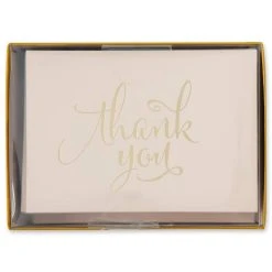 Cheapest 🔔 8 Packs: 40 ct. (320 total) Blush & Gold Thank You Cards & Envelopes by Celebrate It™ 💯 -Celebrate It Sales Shop MP509607 20