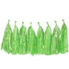 Flash Sale ✨ 12 Pack: Green Tissue Tassel Garland by Celebrate It™ 👍