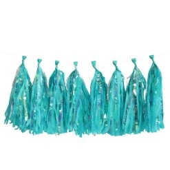 Top 10 😍 12 Pack: Teal Tissue Tassel Garland by Celebrate It™ 🎁