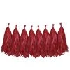 Promo 😍 12 Pack: Red Tissue Tassel Garland by Celebrate It™ ✔️