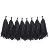 Deals 🎁 12 Pack: Black Tissue Tassel Garland by Celebrate It™ ❤️