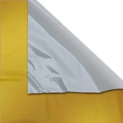 Brand new 🌟 12 Pack: Reversible Gold & Silver Foil Table Cover by Celebrate It™ ✨ -Celebrate It Sales Shop MP517458 2