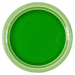 Deals ✔️ 12 Packs: 12 ct. (144 total) Green 9" Round Paper Plates by Celebrate It™ 🤩