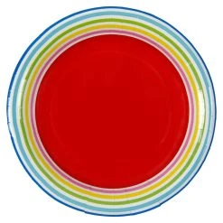 Outlet 🥰 12 Packs: 12 ct. (144 total) Multicolor 9" Round Paper Plates by Celebrate It™ ✔️
