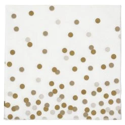 Wholesale 🎉 12 Packs: 24 ct. (288 total) Gold Dots Beverage Napkins by Celebrate It™ ⭐