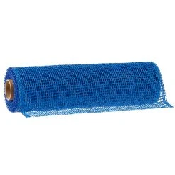 Cheapest ⭐ 12 Pack: 10" Blue Poly Burlap Mesh by Celebrate It™ 😀 -Celebrate It Sales Shop MP617423 30