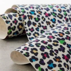 Coupon 🎁 12 Pack: 5.375" Faux Fur Glitter Leopard Ribbon by Celebrate It™ ✔️ -Celebrate It Sales Shop MP659004 20