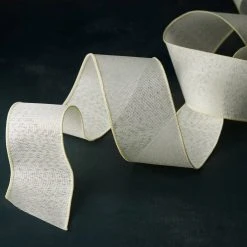 New 🤩 12 Pack: 2.5" Faux Linen Wired Ribbon by Celebrate It™ 💯 -Celebrate It Sales Shop MP659069 20