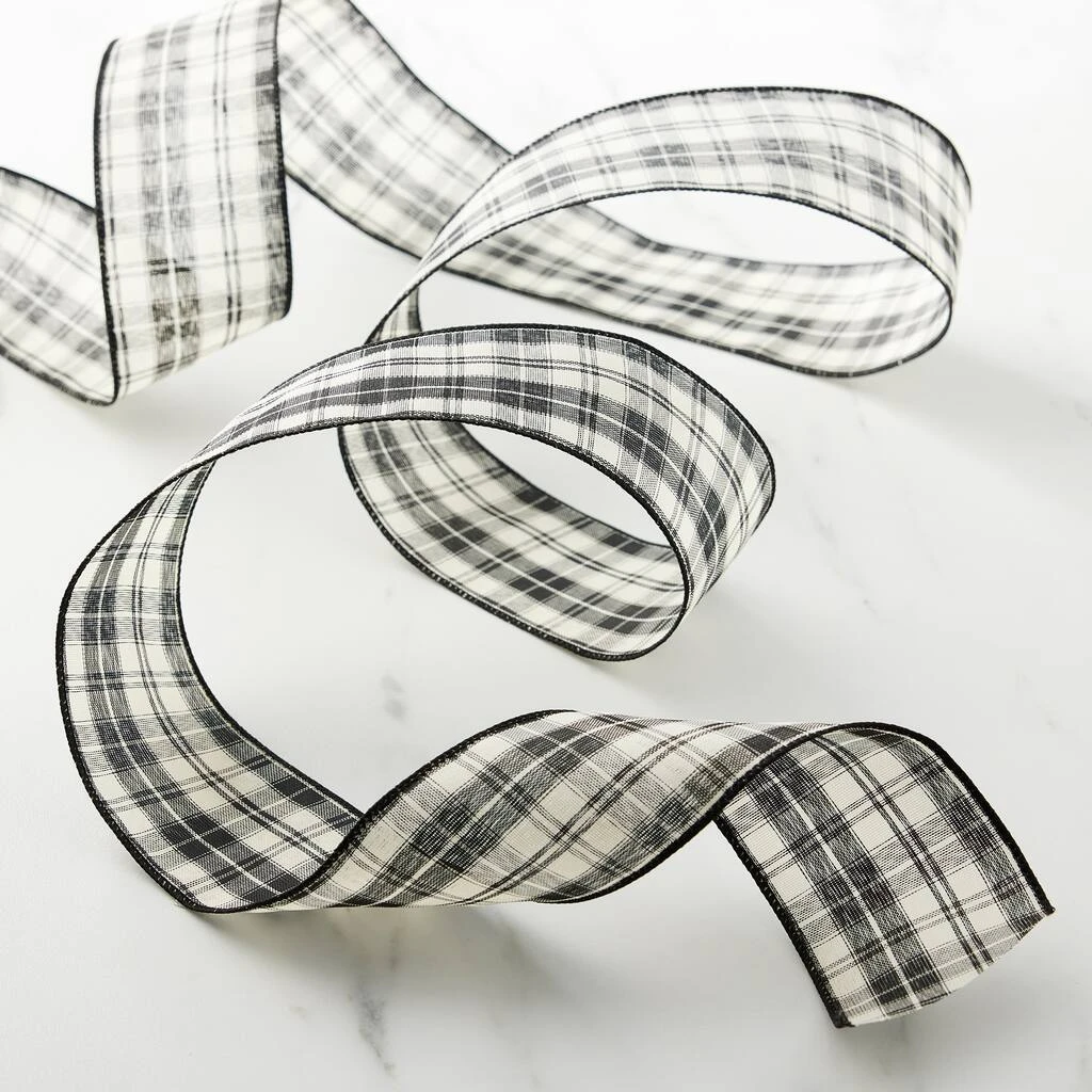 Top 10 ❤️ 12 Pack: 2.5" Plaid Wired Ribbon by Celebrate It™ 🛒 2 Top 10 ❤️ 12 Pack: 2.5" Plaid Wired Ribbon by Celebrate It™ 🛒 - Image 2
